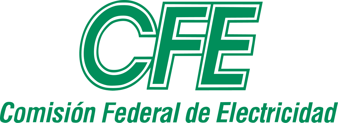 Logo oficial de la Comisión Federal de Electricidad (CFE) en color verde.