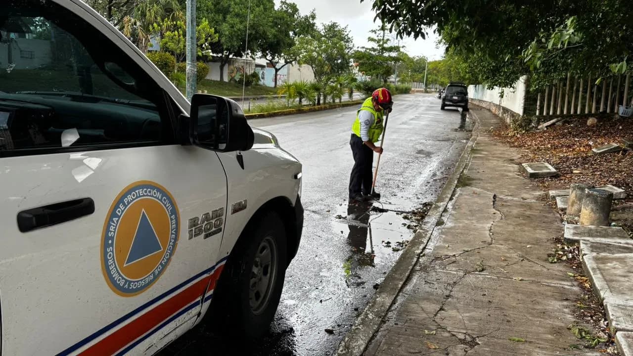 Estefanía Mercado activa el Operativo Tormenta y llama a la ciudadanía a reforzar la prevención ante lluvias intensas