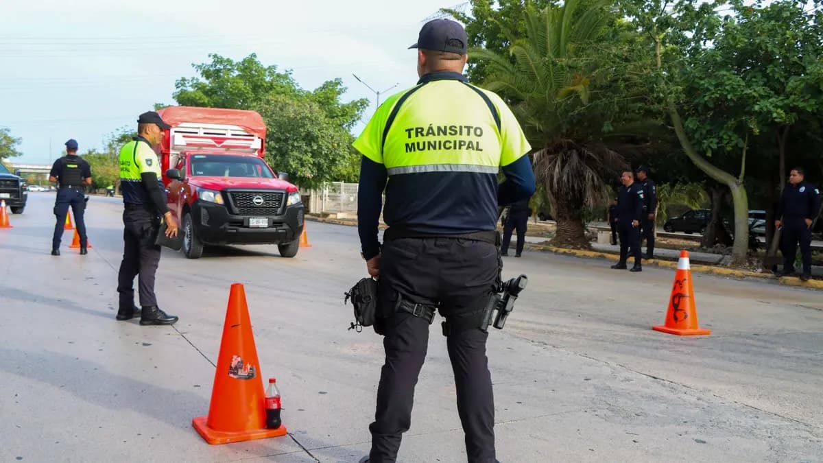Operativo GAMA suma 158 acciones viales en Playa del Carmen